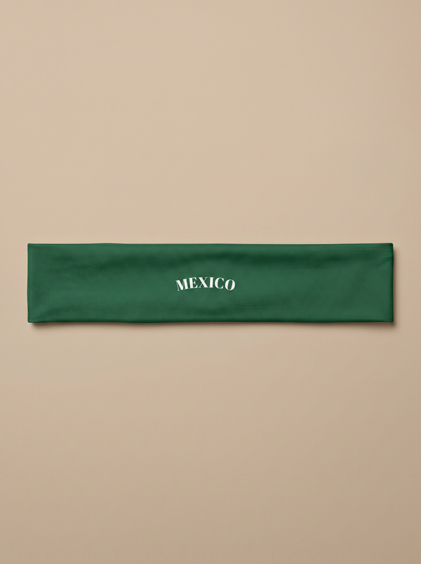 Headband Mexico verde clasic