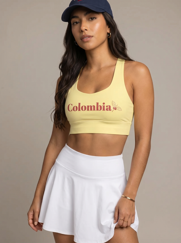 Colombia Soleil Longline Sports Bra
