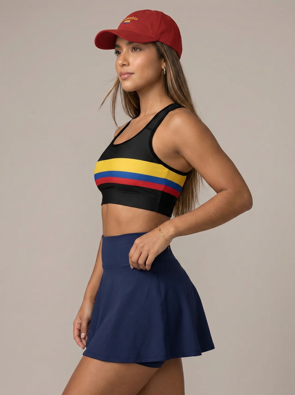 Colombia Midnight Padded Sports Bra