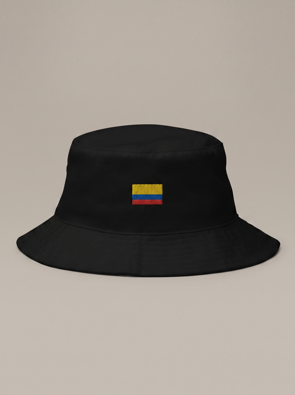 Colombia embroidered Mini Flag Bucket Hat