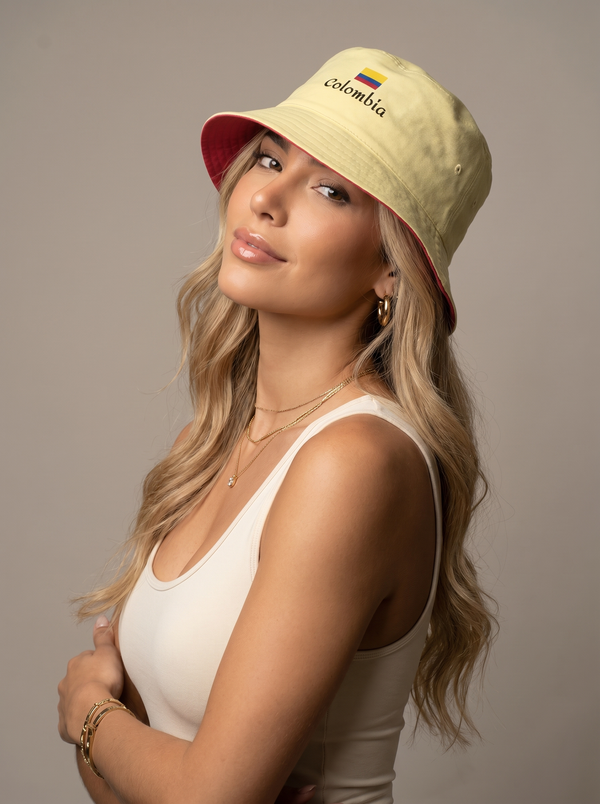 Colombia Sol y Fuego Reversible Bucket Hat