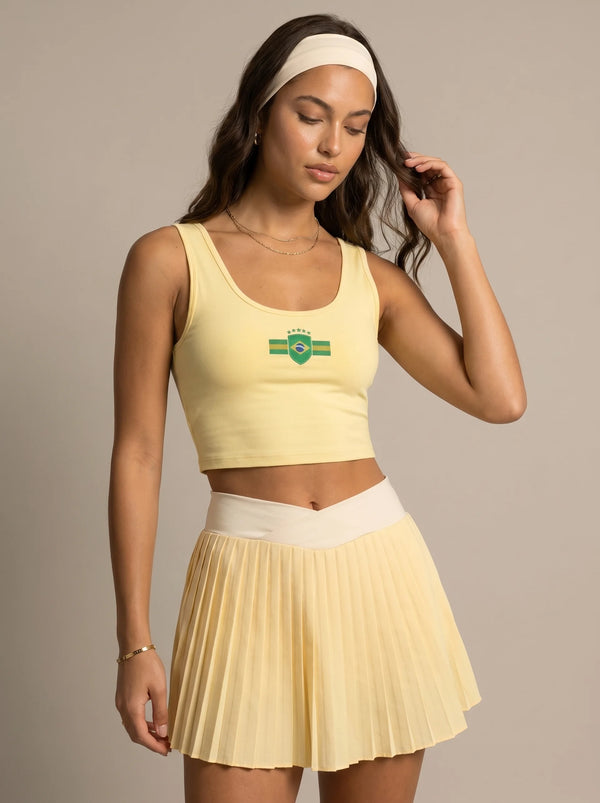 Brasil Summer Crest Crop Top
