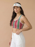 Mexico Legacy Stripe Sports Bra
