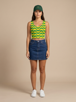 Brazil Wave Crop Top