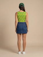 Brazil Wave Crop Top