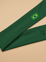 Brazil Flag Deep Green Headband