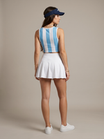 Argentina Classic Stripe Crop- Retro