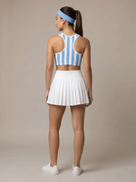 Argentina Stripe Sports Bra