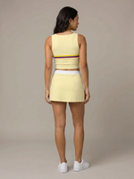 Pastel Yellow Colombia Signature Crop Top