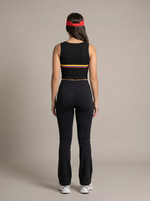 Black Colombia Signature Crop Top