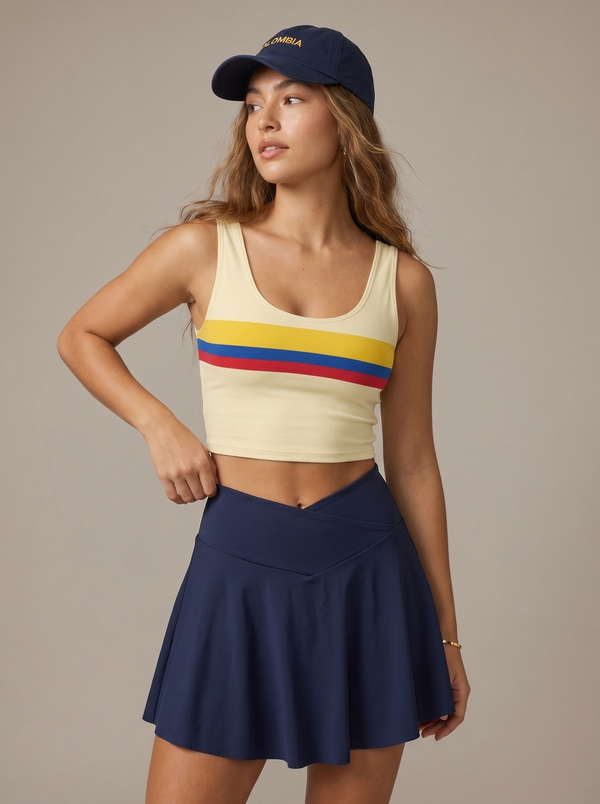 Pastel Yellow Crop Top Colombia