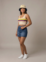 Champagne Crop Top Colombia