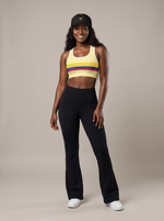 Colombia Pastel Yellow Padded Sports Bra