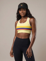 Colombia Pastel Yellow Padded Sports Bra