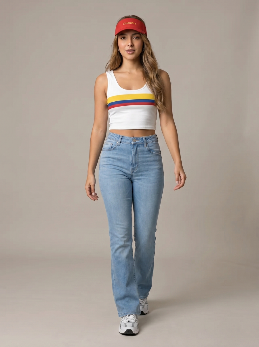 OFF-WHITE Crop Top Colombia
