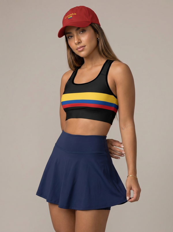 Colombia Midnight Padded Sports Bra