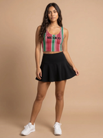Mexico Heritage Stripe Crop Top