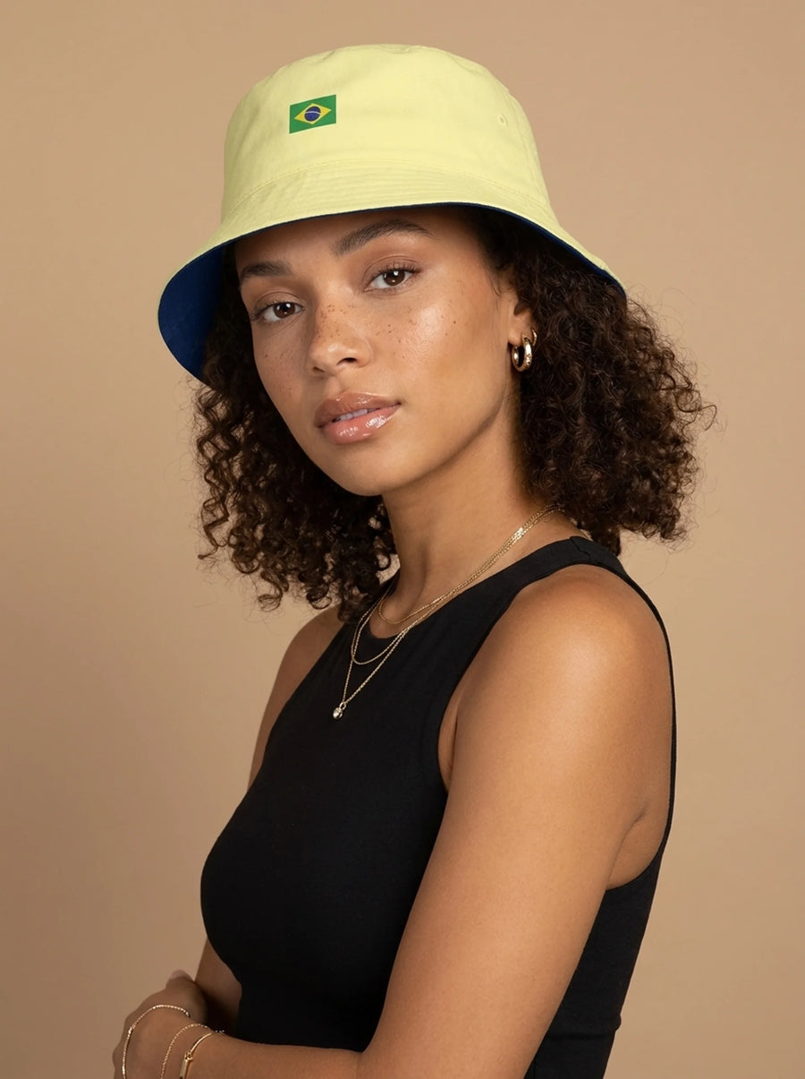 Brazil Bucket Hat — Reversible