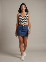Brasil Copacabana Wave Crop Top