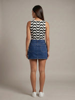 Brasil Copacabana Wave Crop Top