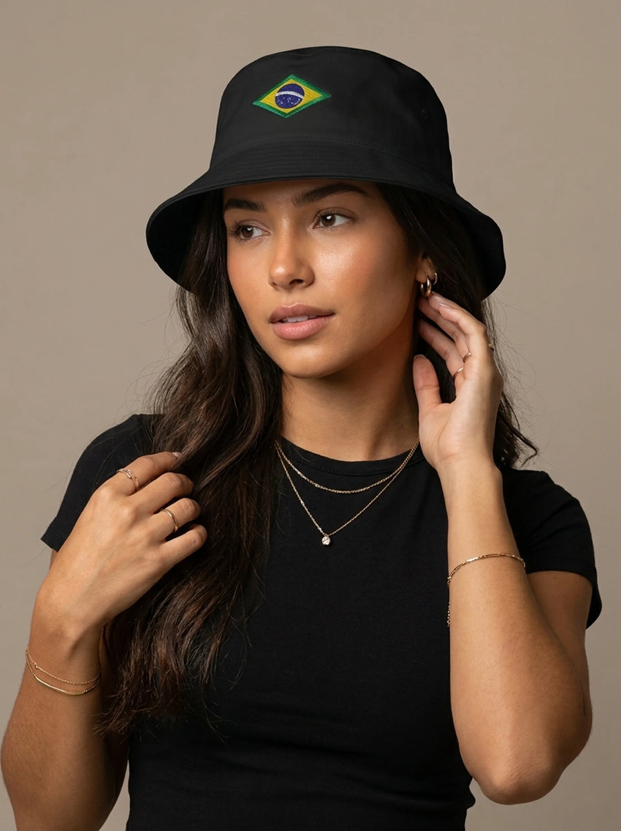 Brazil Bucket Hat — Black Flag Edition