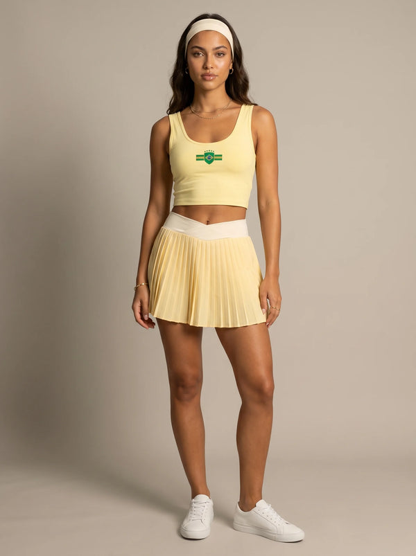 Brasil Summer Crest Crop Top