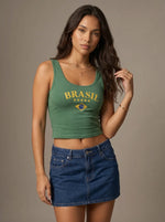 Brasil Vintage Crop Top